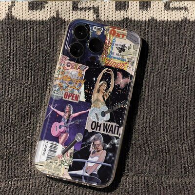 iPhone15透明华为Mate80周边16手机壳软17ProMax适用苹果13演唱会霉霉14PLUS高级感真我NEO7ins风VIVOx300pro