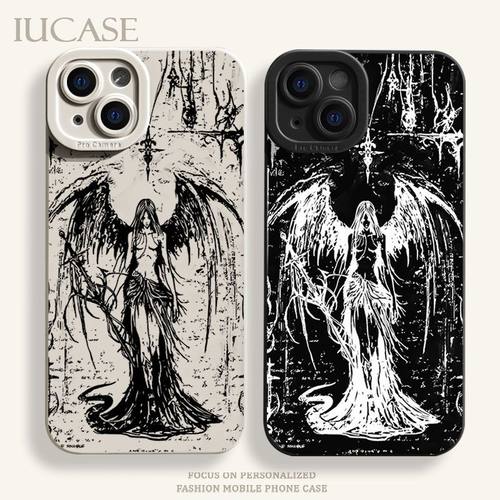 荣耀iPhone16高级感手机壳软13天使之翼VIVOx100Ultra华为适用14promax瞳眼15plus潮酷苹果12小众OPPOa58小米