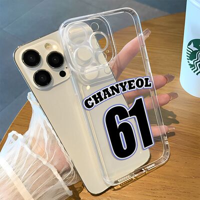 17ProMax苹果13软VIVOx200s手机壳61号朴灿烈16plus创意华为Nova15简约适用iPhone14透明exo小众12荣耀Magic8