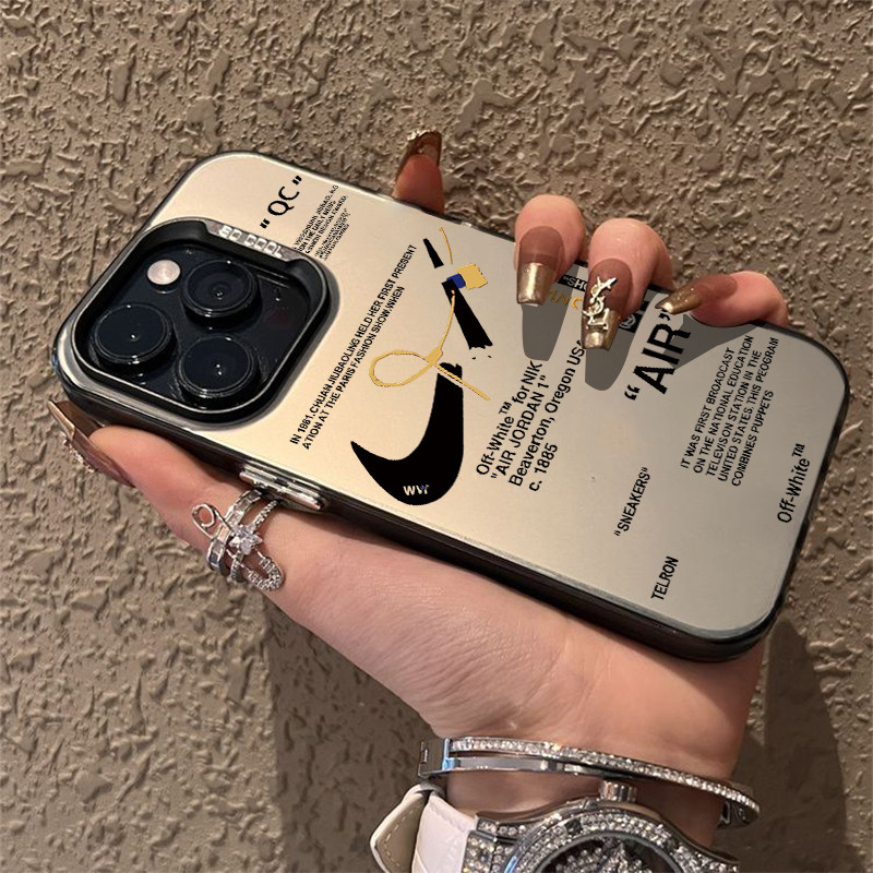 OPPO一加潮牌断勾iPhone12华为苹果16Promax适用15plus小米高级感VIVOx200个性手机壳硬14彩银荣耀iqoo13小众