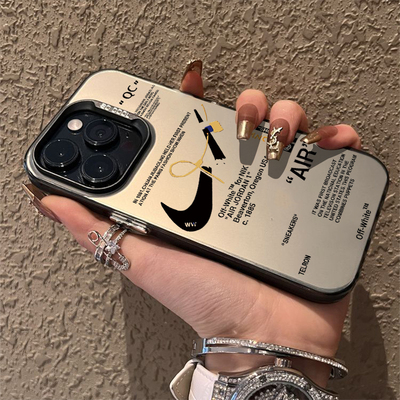OPPO一加潮牌断勾iPhone12华为苹果16Promax适用15plus小米高级感VIVOx200个性手机壳硬14彩银荣耀iqoo13小众