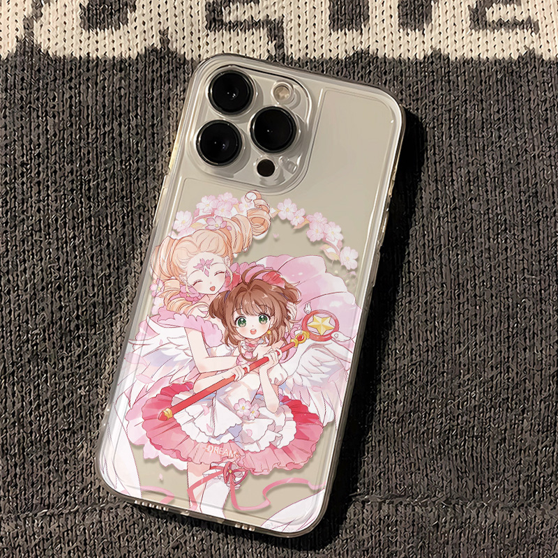 iPhone16ProMax可爱百变小樱手机壳15PLUS红米k70至尊X200S创意苹果12华为Nova14卡通适用13透明软VIVOS30PRO