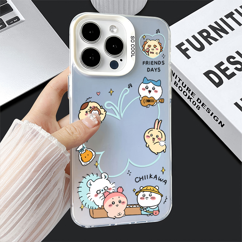 华为NOVA14少女心15ProMax蝴蝶乌萨奇小八苹果16plus手机壳12适用硬iPhone13彩银一加ACE5卡通荣耀x70i高颜值