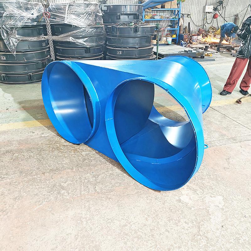 矿用铁质分风器煤矿风筒孔逆向隔断装置巷道双风道切换硬质风筒