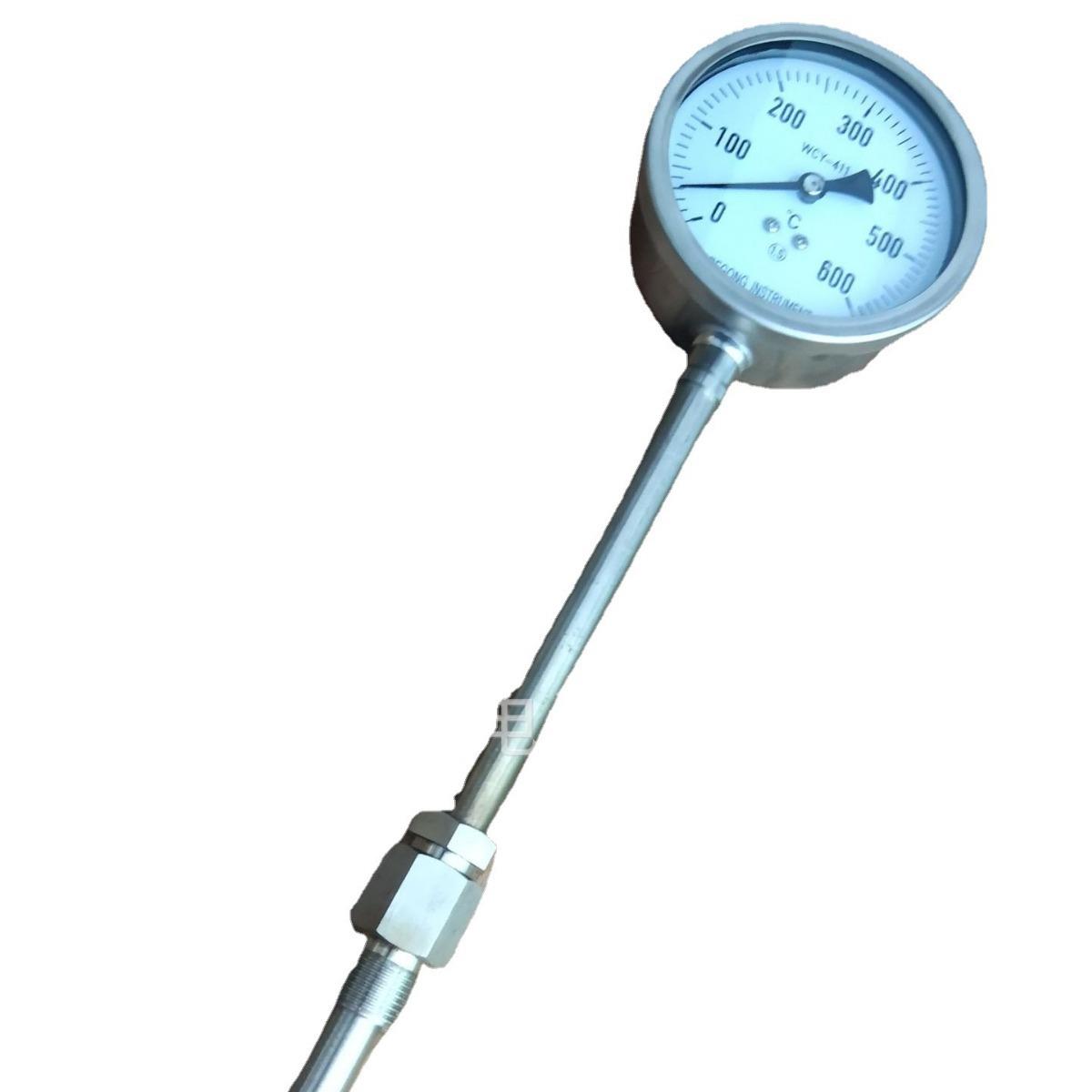 淄博8300柴油机排气管充油耐震船用温度表WCY-4110-600