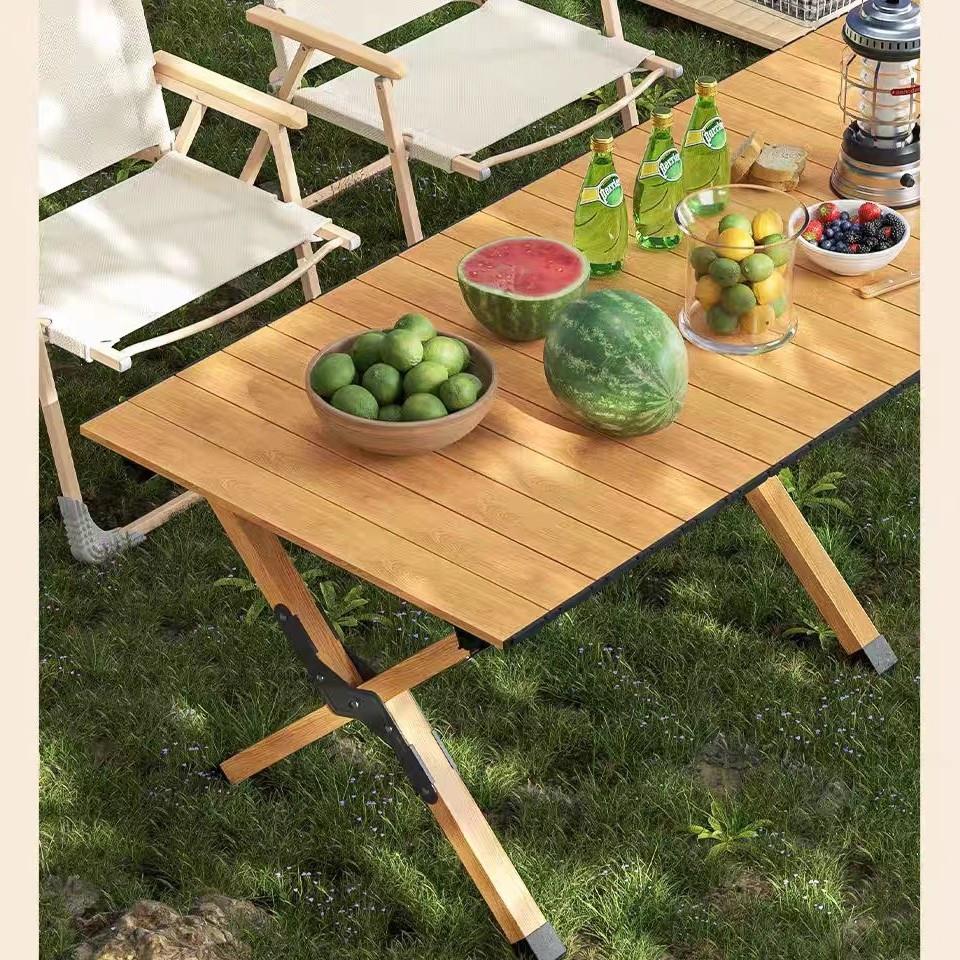 户外折叠桌椅便携式超轻蛋卷桌野餐露营轻便野营装备用品摆摊桌