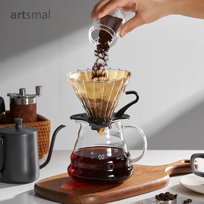 artsmal手冲咖啡滤杯分享壶