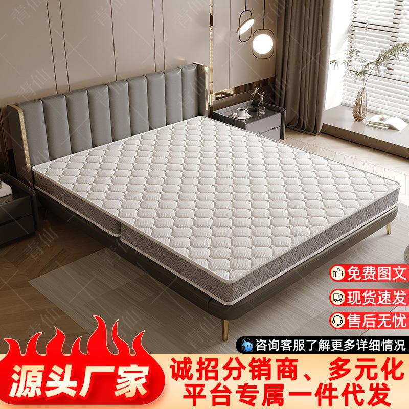 床垫家用环保椰棕硬垫榻榻米折叠宿舍学生出租房专用护脊乳胶垫子