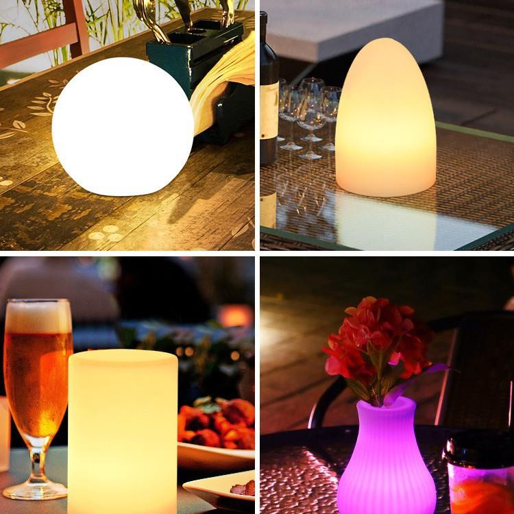 酒吧16色发光台灯创意遥控七彩充电发光灯清吧氛围灯咖啡厅桌灯