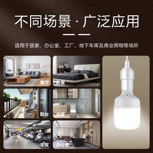 ld人工智能语音控制小夜灯泡球泡床头卧室口令关声控感应家用