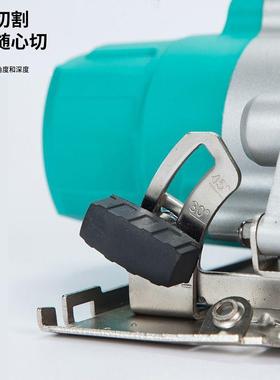 5寸电圆锯手持MHK式电锯手木工锯通a3-8用8通用款锂电电多充功能