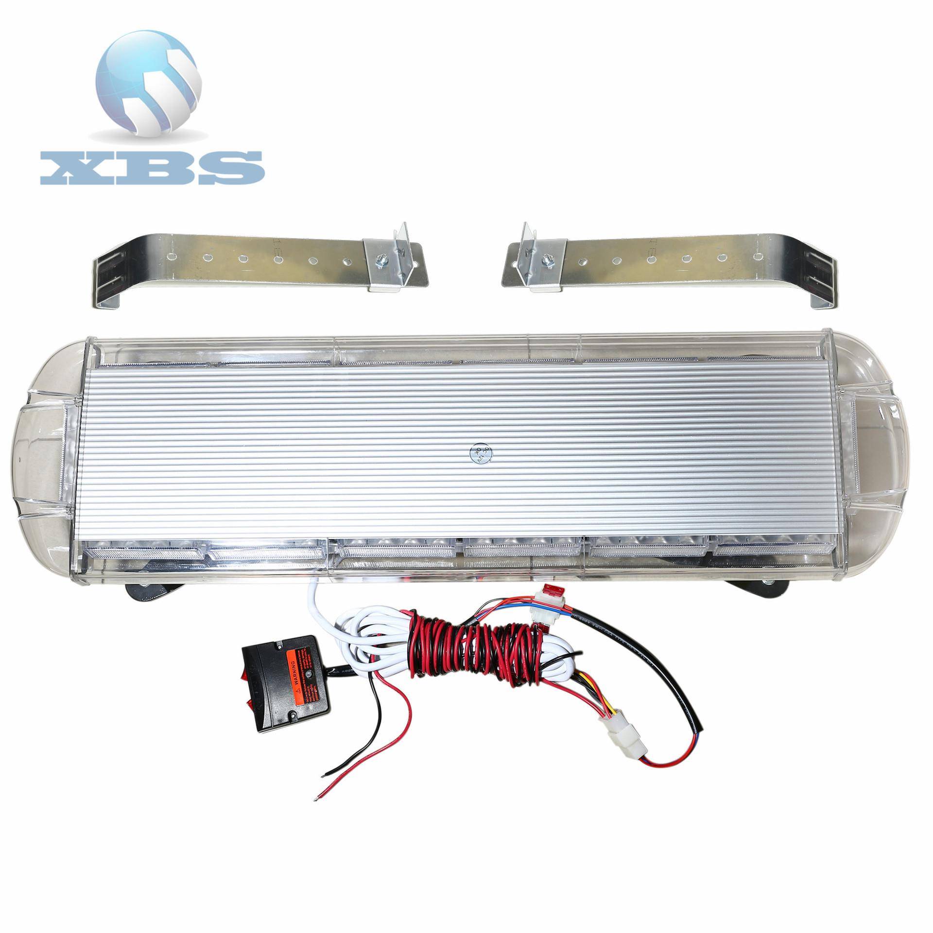 56LED爆警闪W灯12-24V汽车警示灯排爆闪灯长SAZ56汽车示灯