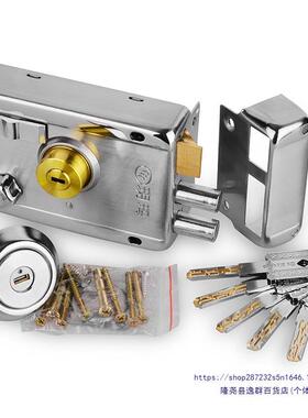 老式防盗KKM外门锁门锁铁门木门屋大门宿舍出租级农村大装门锁