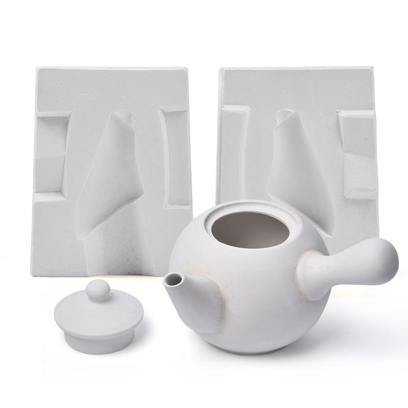 水流星陶日艺茶壶石注膏浆侧模具陶瓷GGB注浆模具石膏模型式把壶