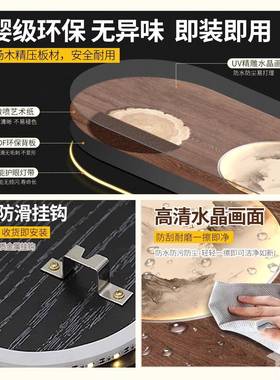 玄绿关2植装饰画入户正对门创意水培灯画205新款壁灯过FTQ道走廊