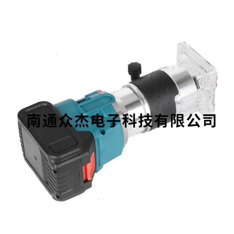 无21v电修边机充电刷式开槽机工MTK木工修边挖孔雕刻木工板锂开孔