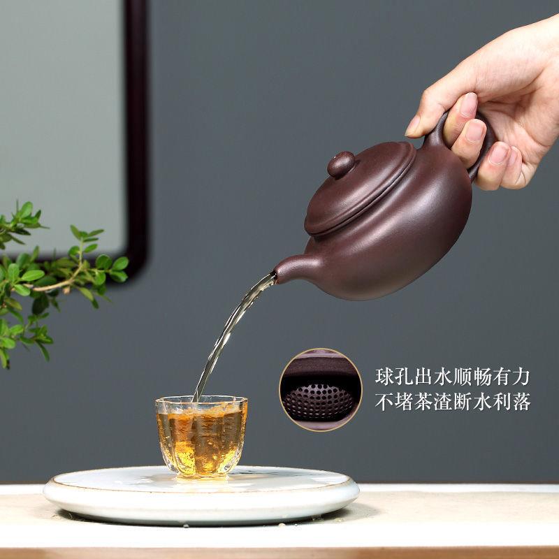 纯宜厂家直供兴仿紫砂壶全手工真品古壶单人茶套装大容量家用泡具