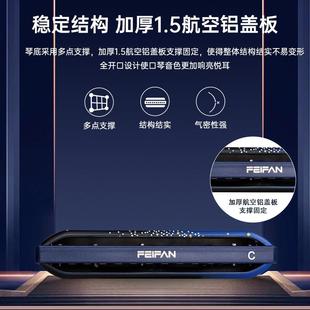 FENI航FA飞繁12孔布鲁斯口琴F12全音阶演奏初学者铝入门TQC空盖板