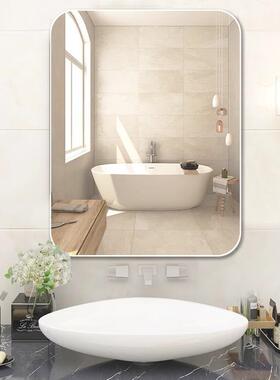 妆浴镜室子贴HOK墙壁自粘卫生间厕所洗漱台盆化挂免打孔挂墙式半