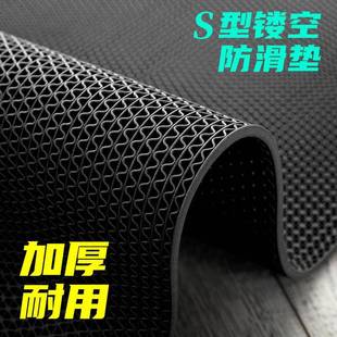 防滑地垫厨房厕所防滑垫浴室户外商用黑色pvc镂空防水垫地毯门