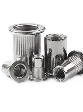 厂家销150pcs盒不组锈钢拉铆螺母PGO平头直竖纹铆螺母合+1PC装工