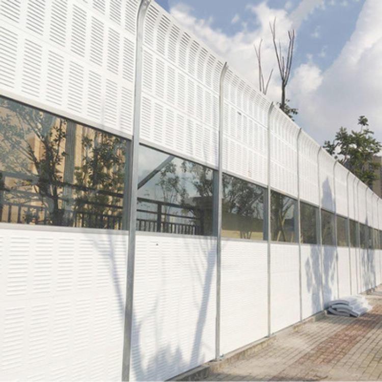 工aso-shen地障隔音墙公声屏速铁路路金属音屏桥梁道路防噪音隔音