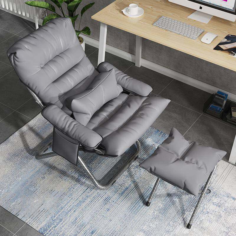 躺椅阳台家椅用折休午休可叠子晒太阳办公室懒闲人沙发YT61折叠椅