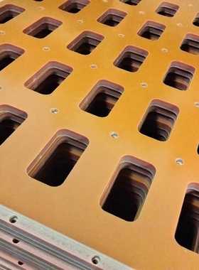 红色电木绝缘板加工CNC雕刻 配电箱隔板黑色防静电酚醛树脂板分切