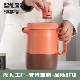 不锈智温茶水分离30910钢家用双显层真能空焖茶壶大容量户外养生