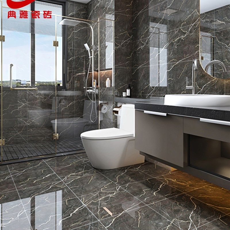 卫生间瓷砖400x800厕所浴室墙面砖阳台大理石地砖厨房墙砖300x600