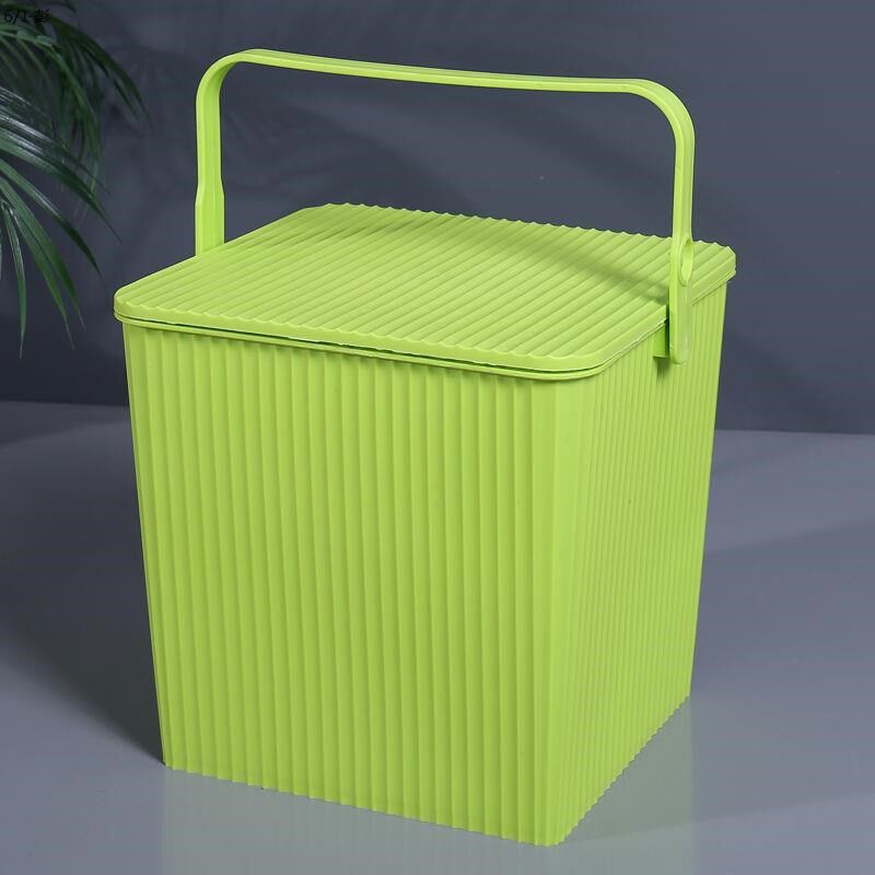 可坐钓鱼桶加厚家用塑料多功能洗车车载洗澡手提方形桶凳水桶带盖