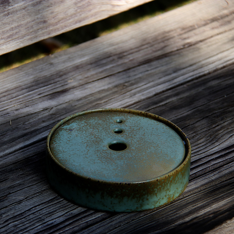 青瓷茶盘窑变焕彩银斑青花圆形壶承盘粗陶中式 小干泡台 陶瓷壶托,餐饮具,茶道/零配,淘宝优惠券,粉丝福利购,淘宝优惠卷