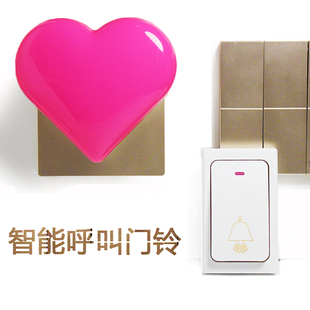 远距离 自发电无线家用门铃 超亮闪光聋人老人呼叫铃呼叫器提示器