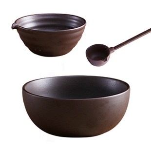 复古煮茶碗 分茶器紫砂迷你电热黑茶煮茶器陶瓷家用电陶炉煮茶套装