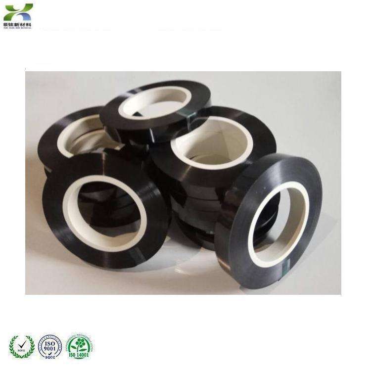 无锡厂家直供 0.050mm黑色亮光聚酰亚胺 black polyimide film