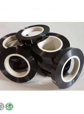 无锡厂家直供 0.050mm黑色亮光聚酰亚胺 black polyimide film