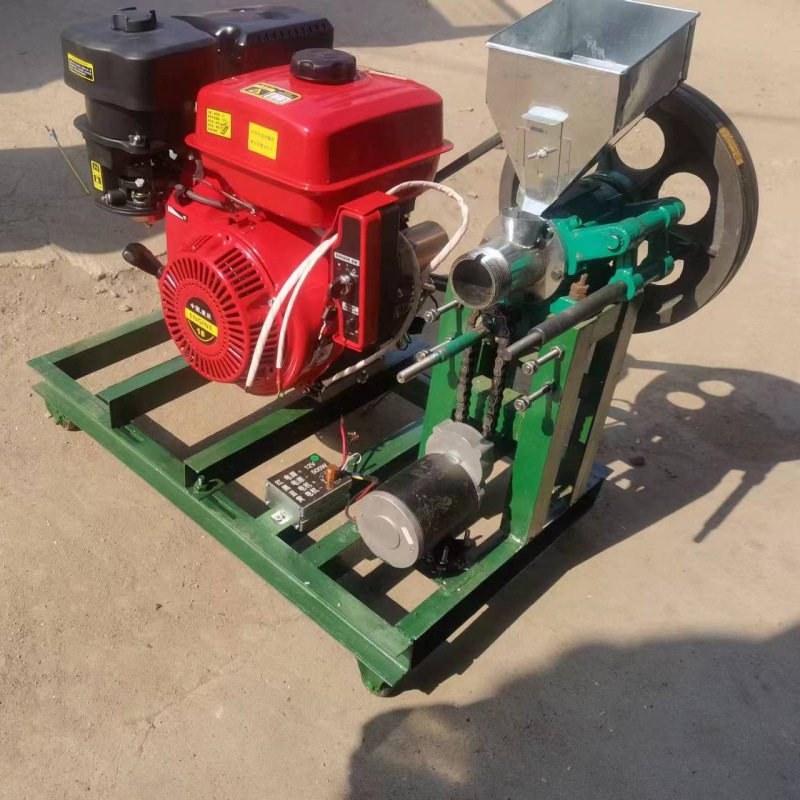 家用玉米膨化机电启动大米膨化机汽油柴油玉米花机