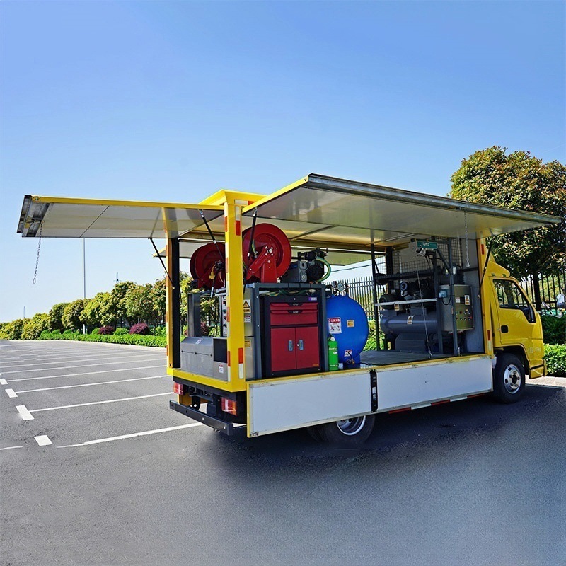 矿用卡车机油服务车 港口机械快速注油车 免举升换油车移动换油车