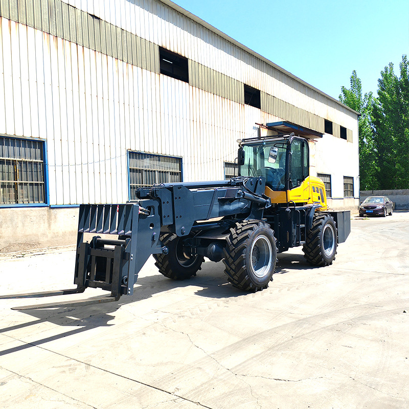 现货现发伸缩臂叉车 建筑工地用铲土运输机械 全液压伸缩臂叉车