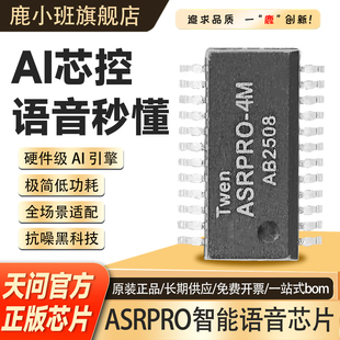ASRPRO语音识别模块核心板无线通信模块支持MGMT数据透传