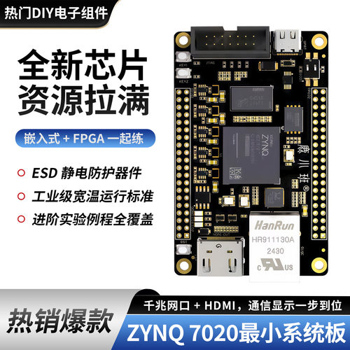 鹿小班ZYNQ7020系统嵌入式开发板