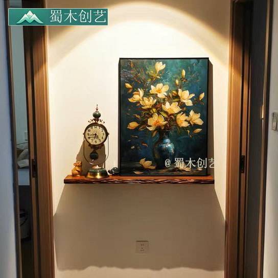 墙上置物架一字板客厅厨房墙面卧室床头收纳架壁挂式书架隔板层板