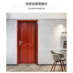 家用实木房门生态复合烤漆免漆门定制 木门室内门卧室门房间门套装