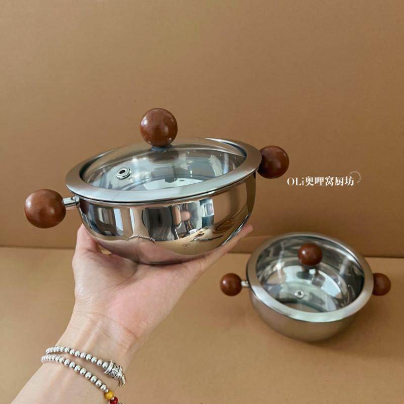 泡面碗带手柄304不锈钢可加热带盖子家用宿舍学生拌饭一人食专用,餐饮具,泡面碗,淘宝优惠券,粉丝福利购,淘宝优惠卷