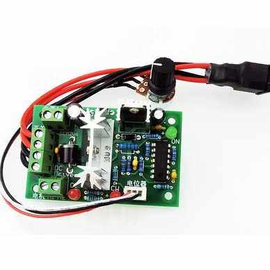 CCM2直流电机调速器 10V12V24V30V 正反转开关 PWM直流控制器120W