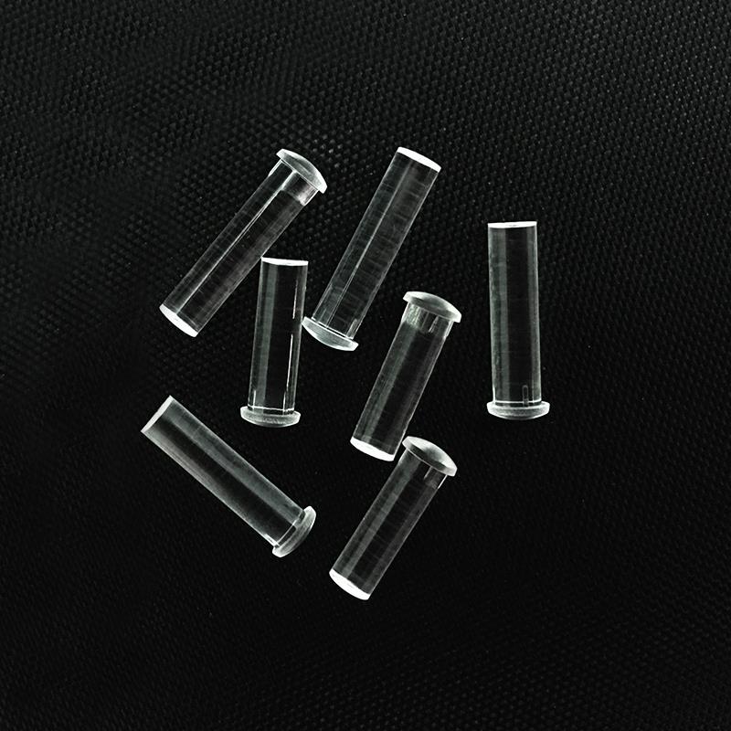 PLP5导光柱4mm直径圆头带卡愣4.0mm孔径PC透明导光柱led灯罩灯帽