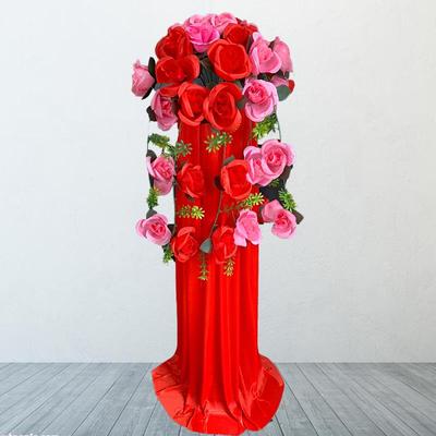 新款升降路引特价花篮开业活动花柱42头花引路拱门花门路引仿真花