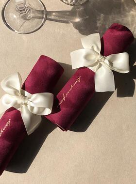 MarrySo高端婚礼丝绒卷轴誓言卡欧式结婚喜帖 硫酸纸高档贺卡情书