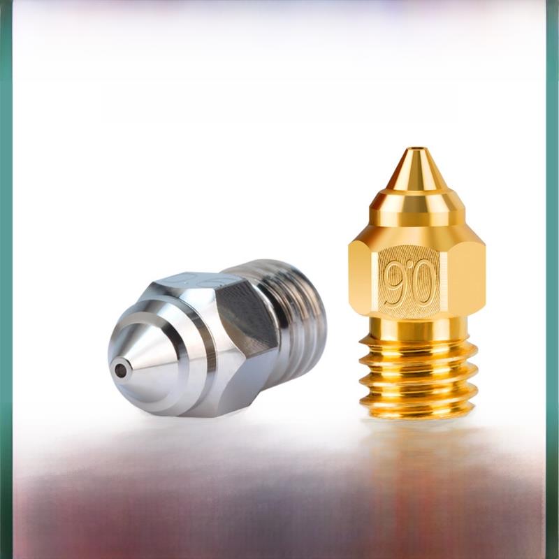 创想三维CR-6 SE Ender-3 S1黄铜喷嘴铬锆铜硬化钢高温打印喷头