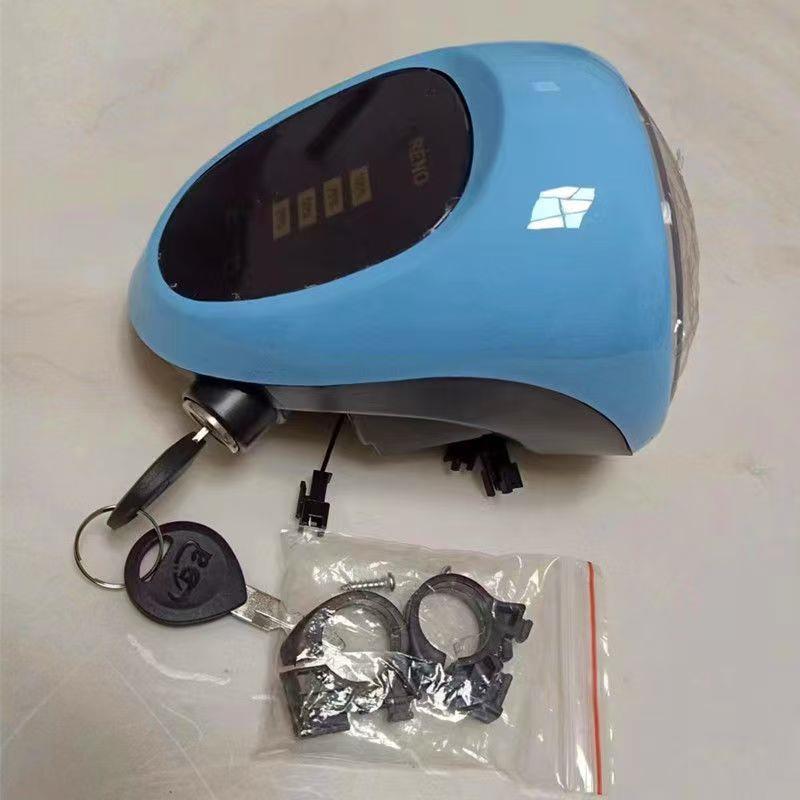 电动自行车配件大全总成48v60v通用仪表电动车灯led强光简易款灯